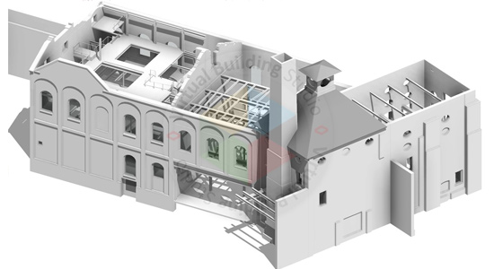 Final architectural BIM model output — heritage building